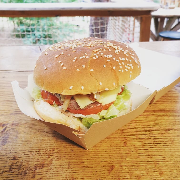 Image d'un burger maison
